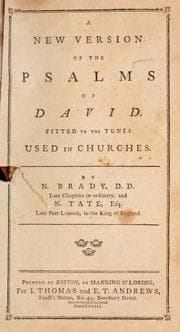 Tapa de A new version of the Psalms of David