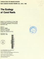 Tapa de The ecology of coral reefs