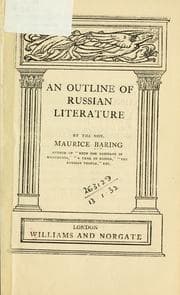 Tapa de An outline of Russian literature