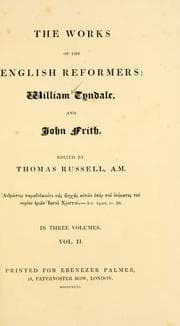 Tapa de The works of the English Reformers William Tyndale and John Frith