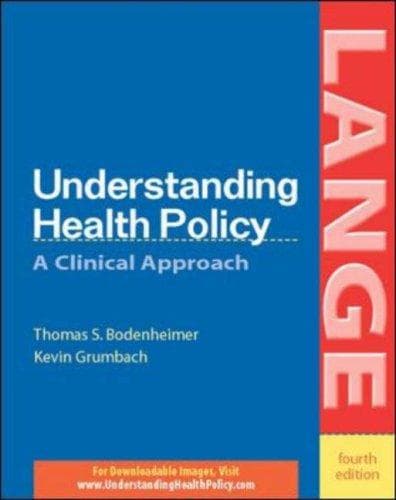 Tapa de Understanding Health Policy (Lange)