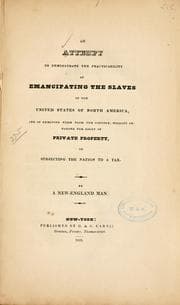 Tapa de An attempt to demonstrate the practicability of emancipating the slaves of the United States of North America