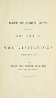 Tapa de Cape of Good Hope journals of two visitations