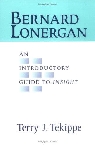 Tapa de Bernard Lonergan