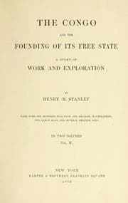 Tapa de The Congo and the founding of its free state