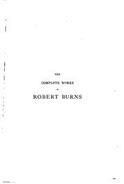 Tapa de The complete works of Robert Burns (self-interpreting)