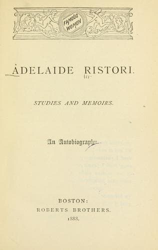 Tapa de Adelaide Ristori