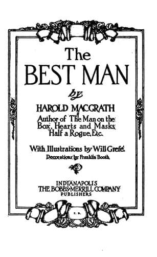 Tapa de The best man