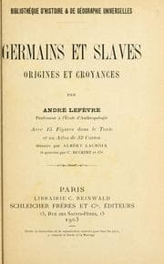 Tapa de Germains et Slaves, origines et croyances