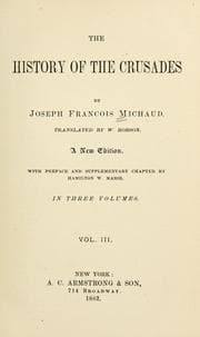 Tapa de History Of The Crusades