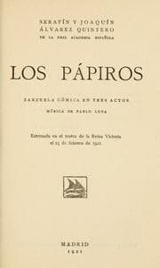 Tapa de Los pápiros