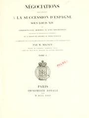 Tapa de Négociations relatives à la succession d'Espagne sous Louis XIV