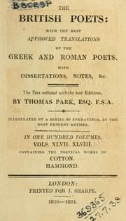 Tapa de Poetical works