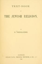 Tapa de Text-book of the Jewish religion