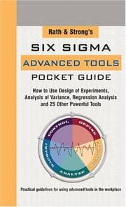 Tapa de Rath & Strong's Six sigma advanced tools pocket guide