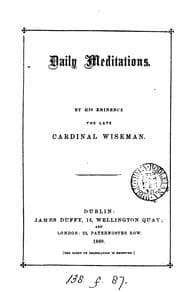 Tapa de Daily meditations
