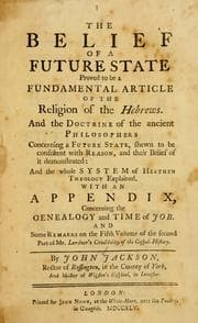 Tapa de The belief of a future state