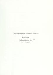 Tapa de Physical idealization as plausible inference