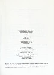 Tapa de Nonlinearity of Davenport-Schinzel sequences and of generalized path compression schemes