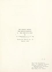 Tapa de The Voronoi methods for motion-planning: I. The case of a disc
