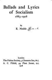 Tapa de Ballads and lyrics of socialism, 1883-1908