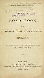 Tapa de Drake's road book of the London and Birmingham and Grand Junction Railways