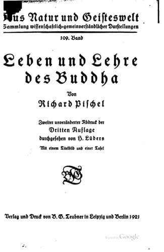 Tapa de Leben und Lehre des Buddha