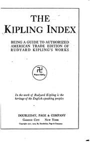 Tapa de The Kipling Index: Being a Guide to Authorized American Trade Edition of ..