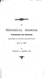Tapa de An Historical Address, Bi-centennial and Centennial: Delivered July 4, 1876 ..