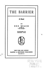 Tapa de The Barrier: A Novel