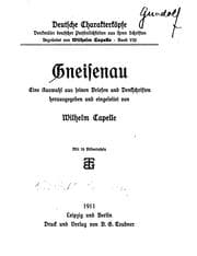 Tapa de Gneisenau