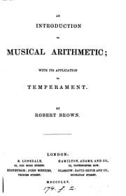 Tapa de An introduction to musical arithmetic