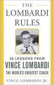 Tapa de The Lombardi Rules (Introducing the McGraw-Hill Professional Education Series)