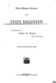 Tapa de Biennial Report of the State Engineer of the State of Colorado for the Years ...