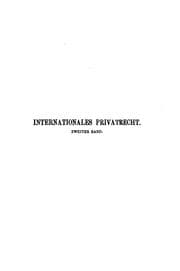 Tapa de Internationales Privatrecht