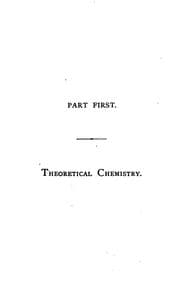 Tapa de A Text-book of elementary chemistry: Theoretical and Inorganic