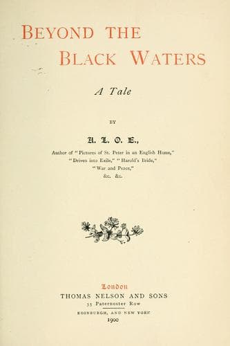 Tapa de Beyond the black waters