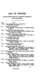 Tapa de A Dictionary of Christian Biography, Literature, Sects and Doctrines