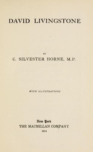 Tapa de David Livingstone