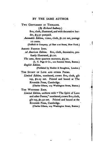 Tapa de The Wounded Eros: Sonnets