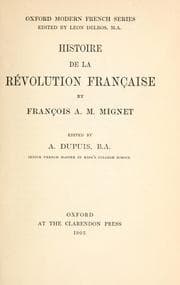 Tapa de Histoire de la révolution française