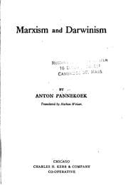 Tapa de Marxism and Darwinism