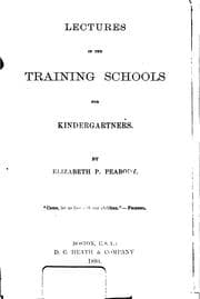 Tapa de Lectures in the Training Schools for Kindergartners