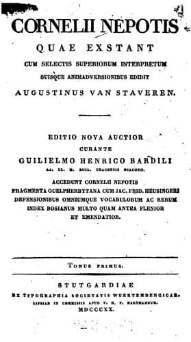 Tapa de Quae exstant