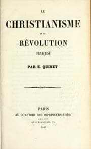 Tapa de Le christianisme et la Révolution française