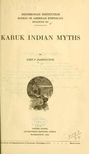 Tapa de Karuk Indian myths