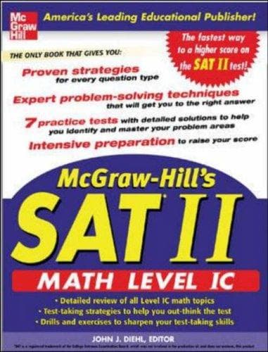Tapa de McGraw-Hill's SAT Subject Test