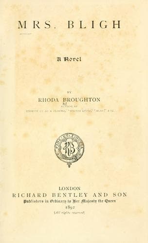 Tapa de Mrs. Bligh