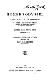 Tapa de Homers Odyssee: Für den schulgebrauch