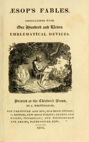 Tapa de Æsop's fables, embellished with one hundred and eleven emblematical devices